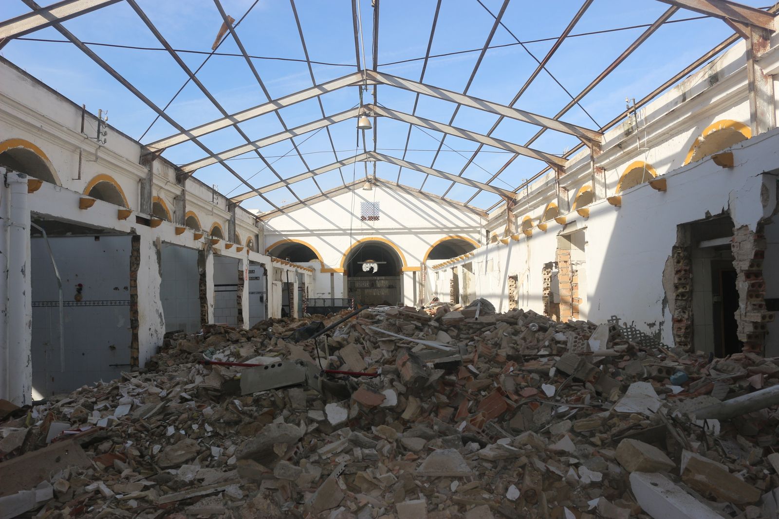 Las obras del Mercado de Abastos de Puerto Real