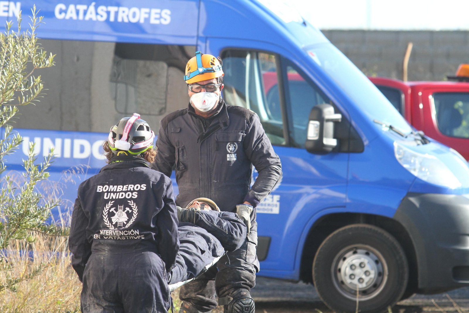 Imágenes del curso Asistencia Sanitaria en Catástrofes de Bomberos Unidos Sin Fronteras