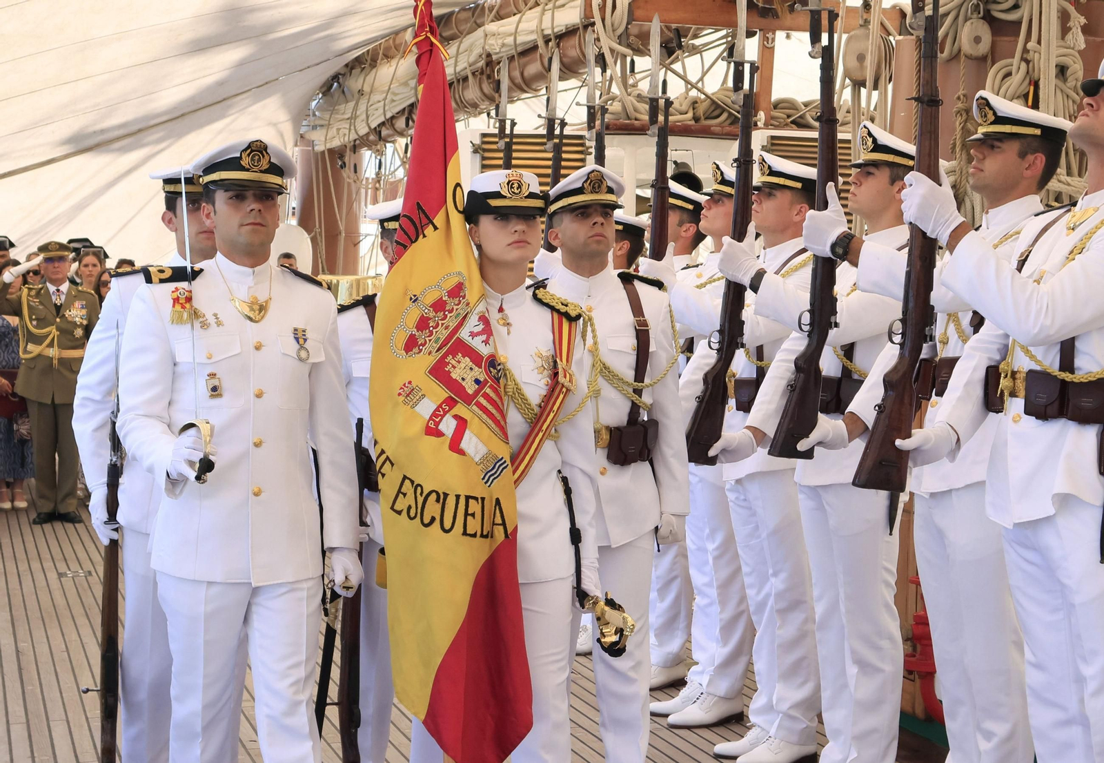 Las imágenes de la parada del 'Juan Sebastián de Elcano' en Cartagena de Indias (Colombia)