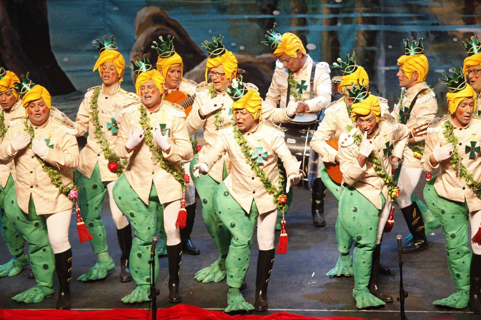 Murga Los Sapos, ganadora del pasado carnaval isleño.