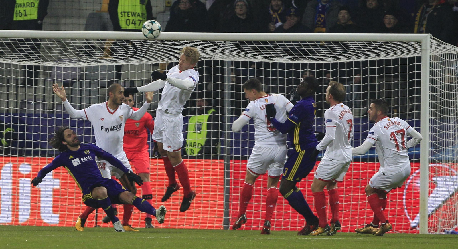 El Maribor-Sevilla FC, en imágenes