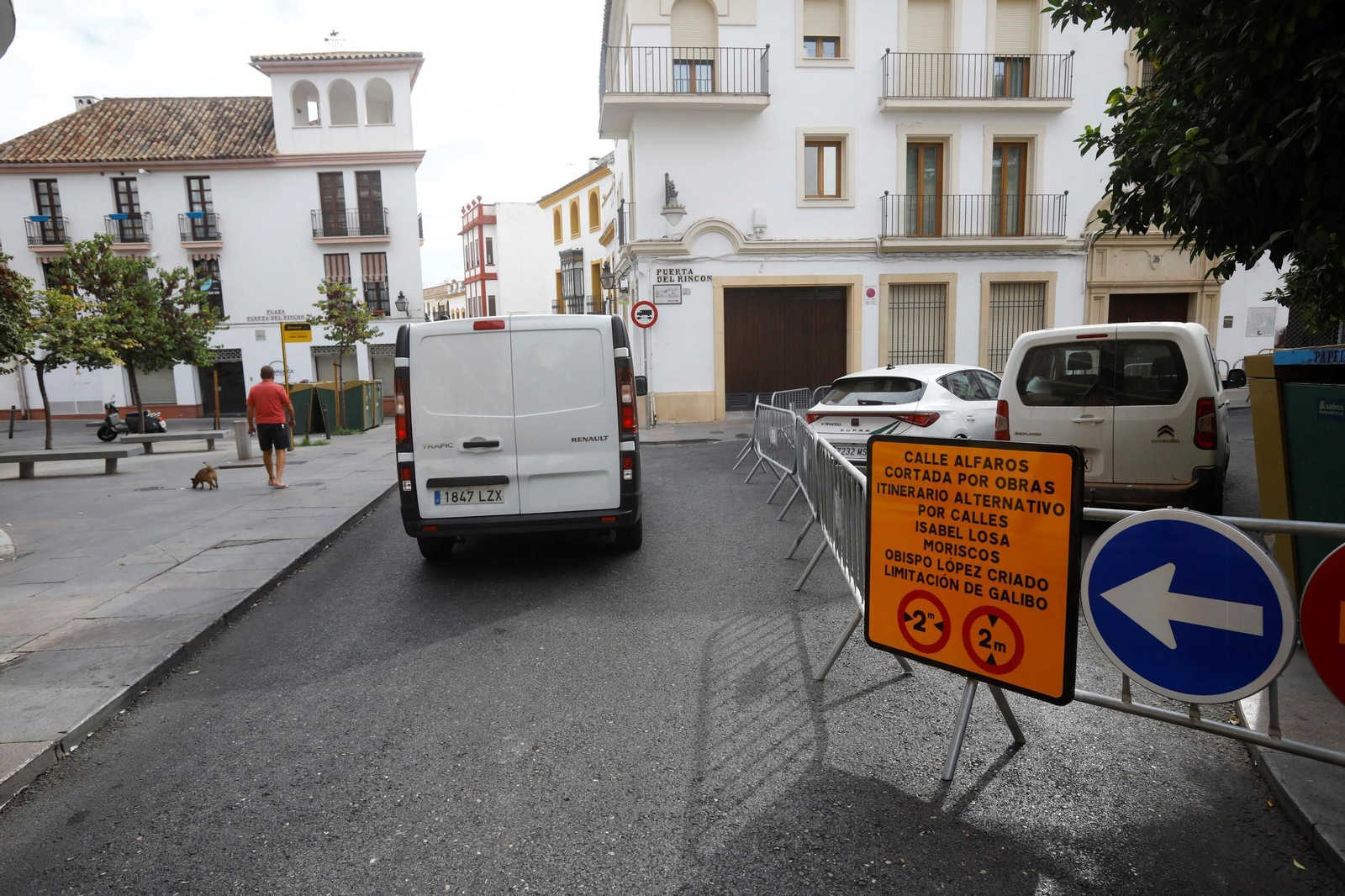 El inicio las obras de la calle Alfaros, en imágenes