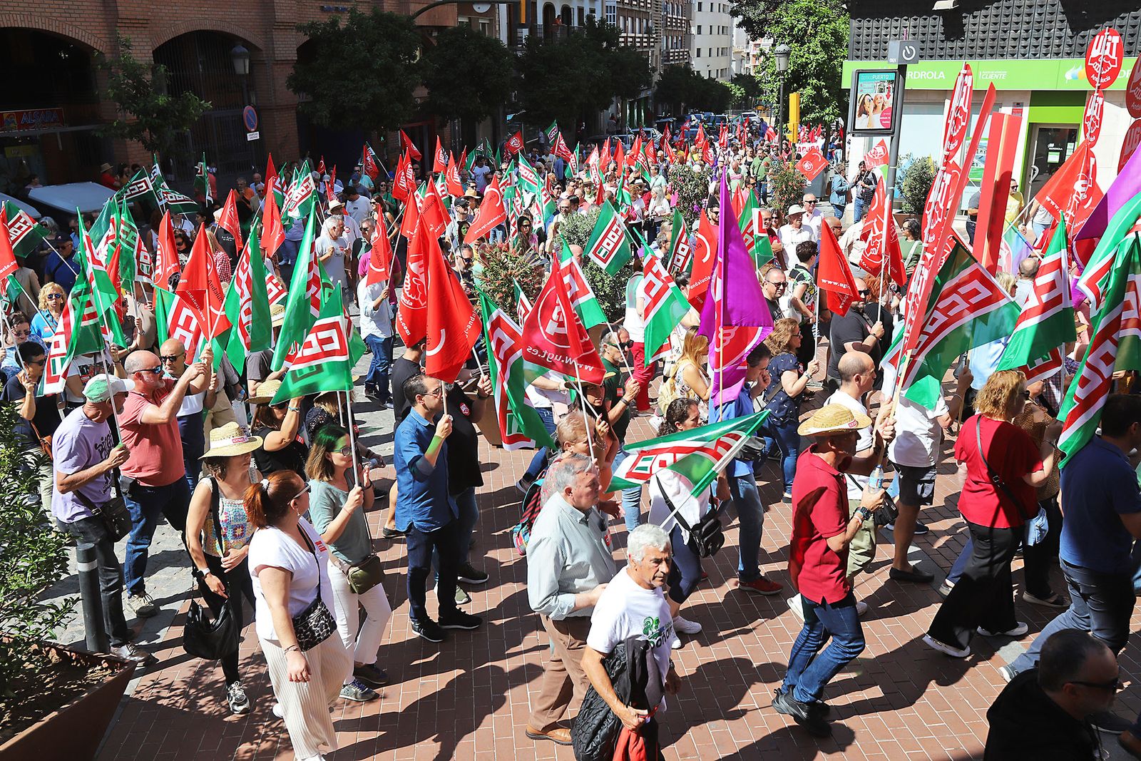 Imágenes de la Manifestación por el Día del Trabajador 2023 en Huelva