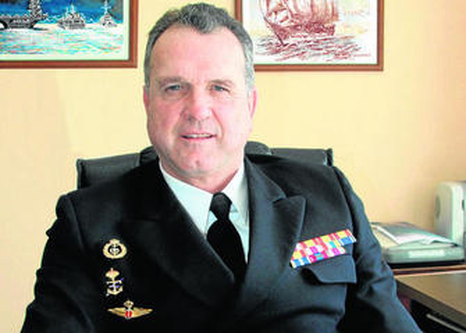 El capitán de navío de la Armada, Luis Mollá.