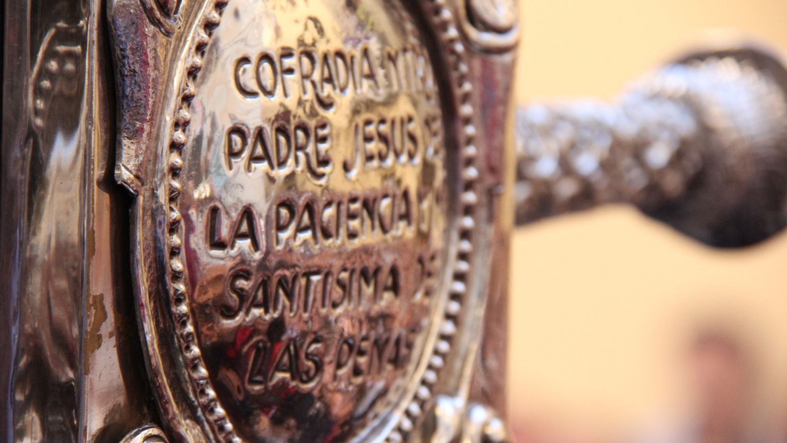 Orfebrería del paso del Señor de la Paciencia