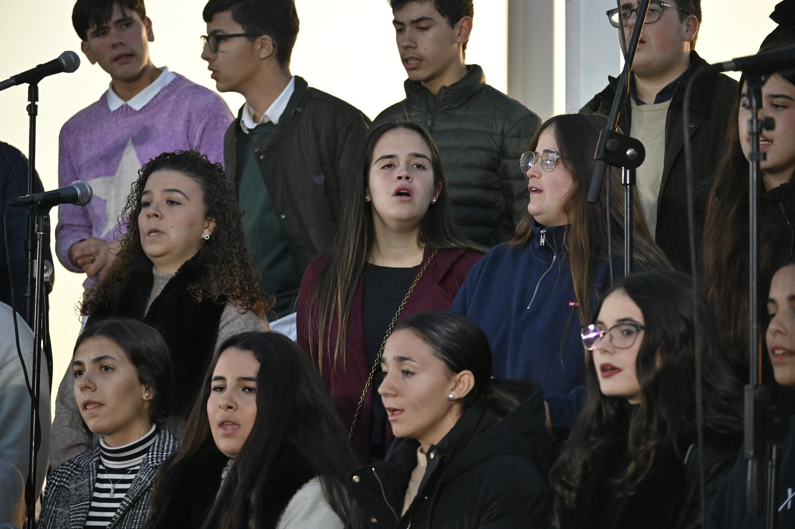 Inauguración de la iluminación navideña en el Paseo de la Ría del Puerto de Huelva 2025