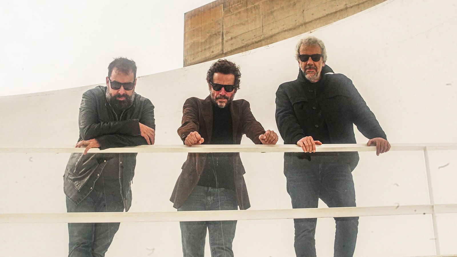 Niños Mutantes en el espacio de la Fundación CajaGranada un día antes de su actuación en el Teatro de CajaGranada.