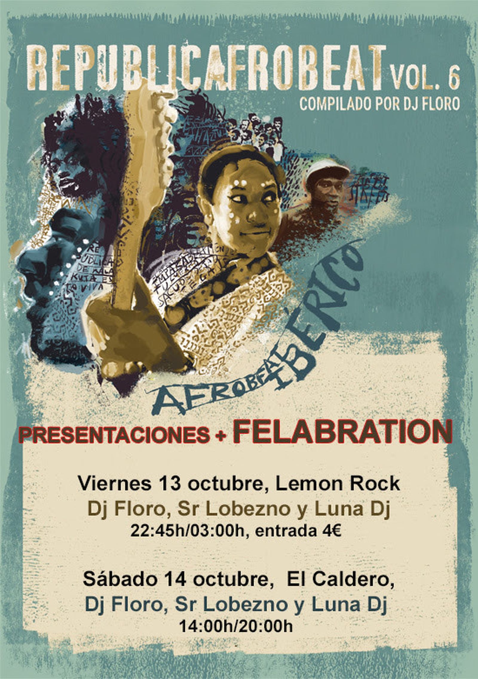 Cartel de las Felabration del presente mes de octubre
