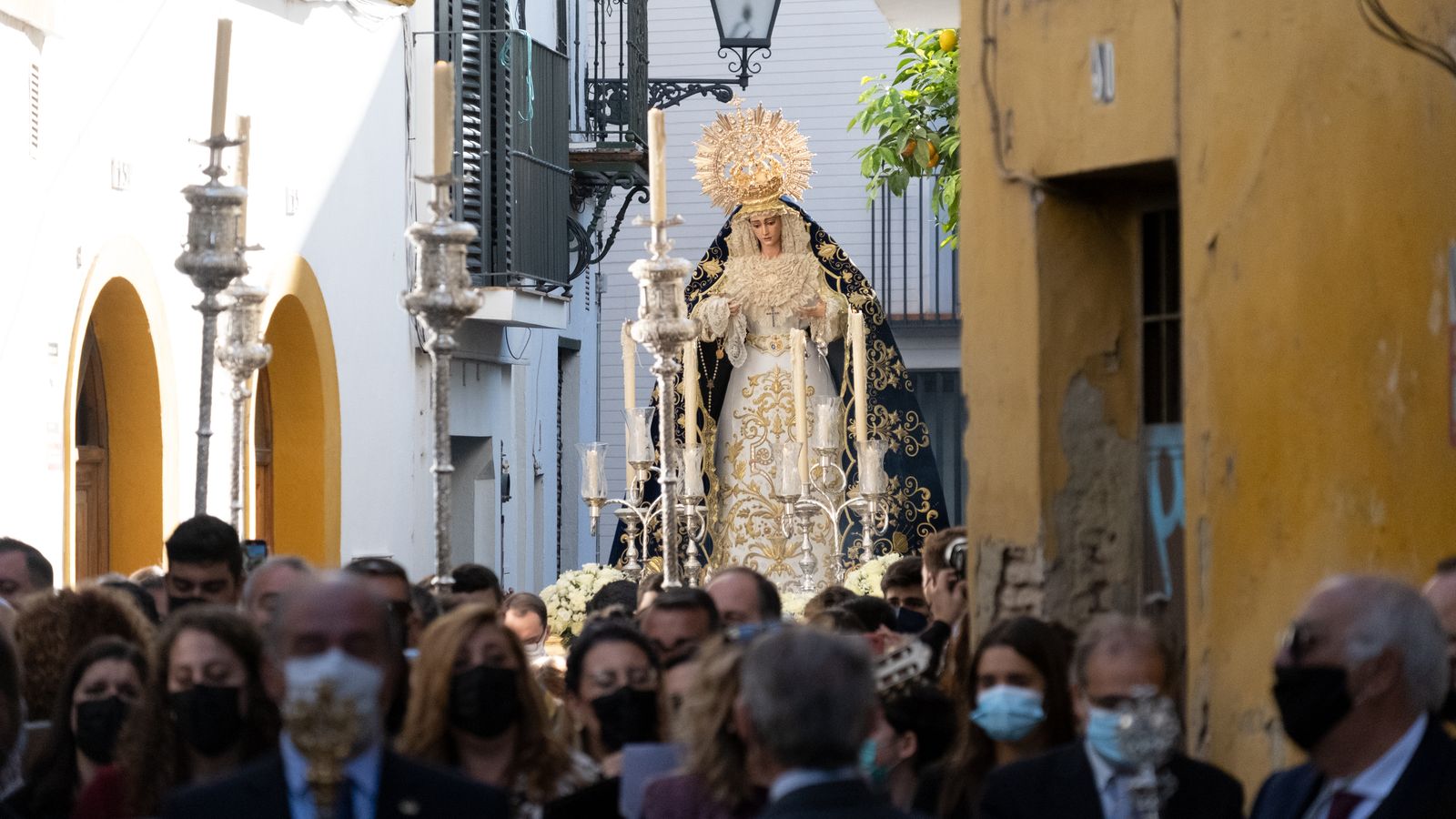 El rosario de la Virgen de Guadalupe de Las Aguas, en imágenes
