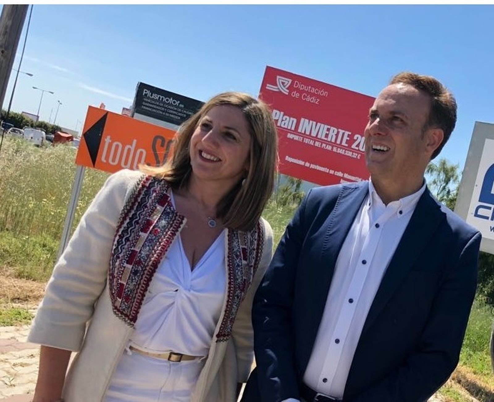 Irene García y David de la Encina.