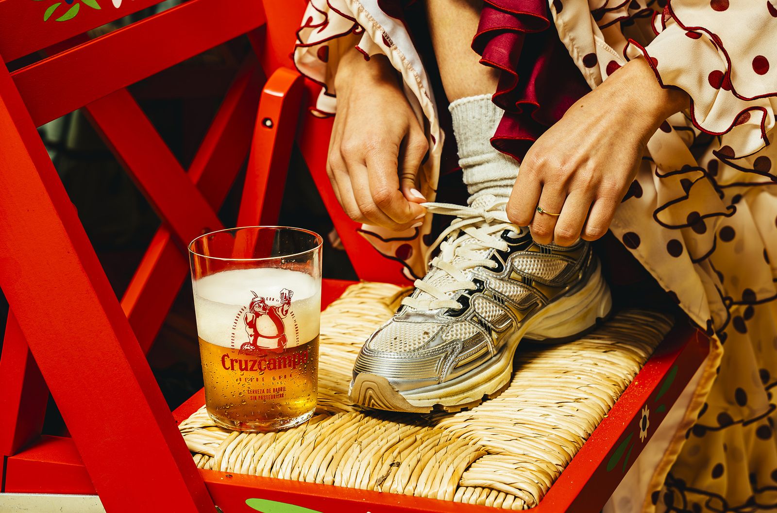 Una imagen de la campaña de Cruzcampo para la Feria.