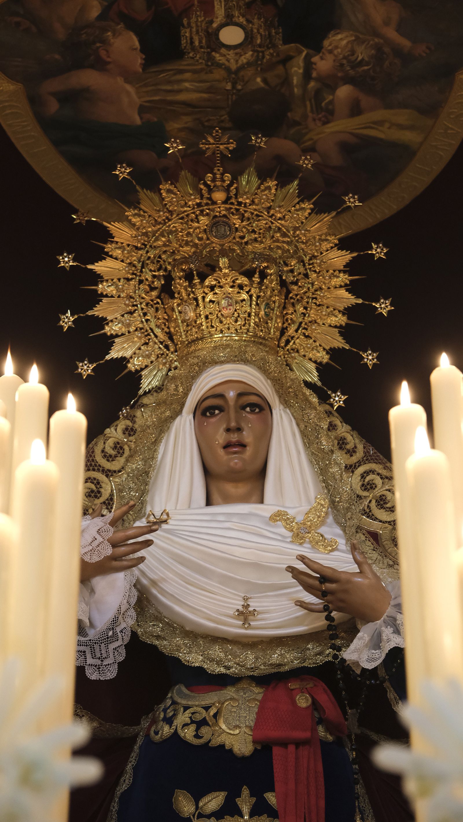 La procesión de la Santa Cena en Almería, en imágenes