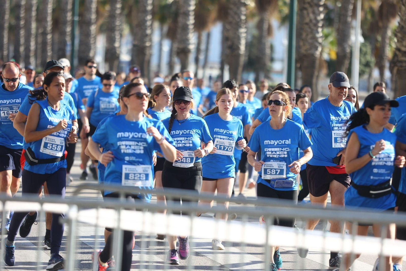 Las mejores fotos de la I Carrera Solidaria Mayoral de Málaga