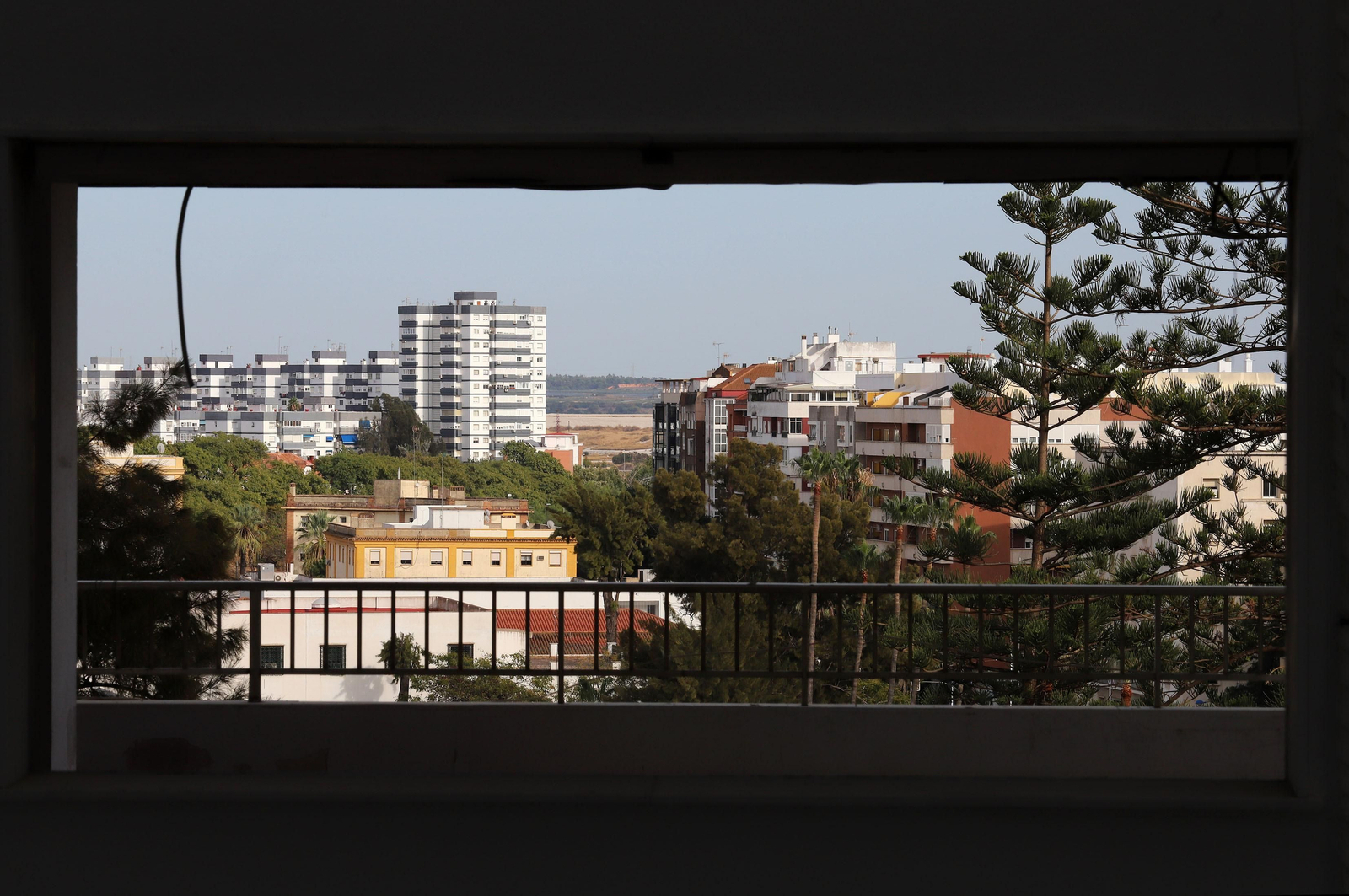 Bloques de viviendas de la capital onubense.