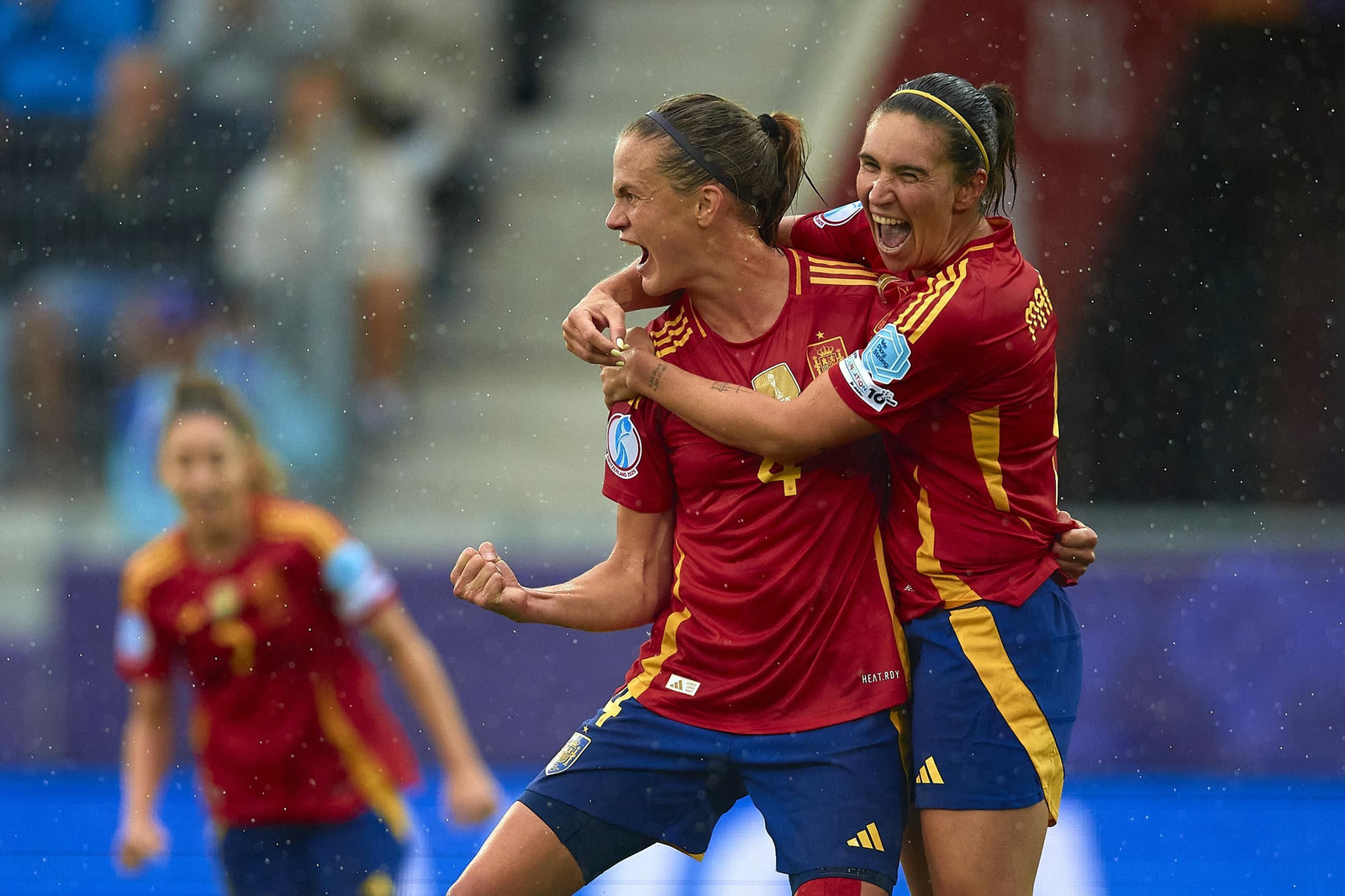 Las fotos de la goleada de España sobre Bélgica en la Eurocopa femenina