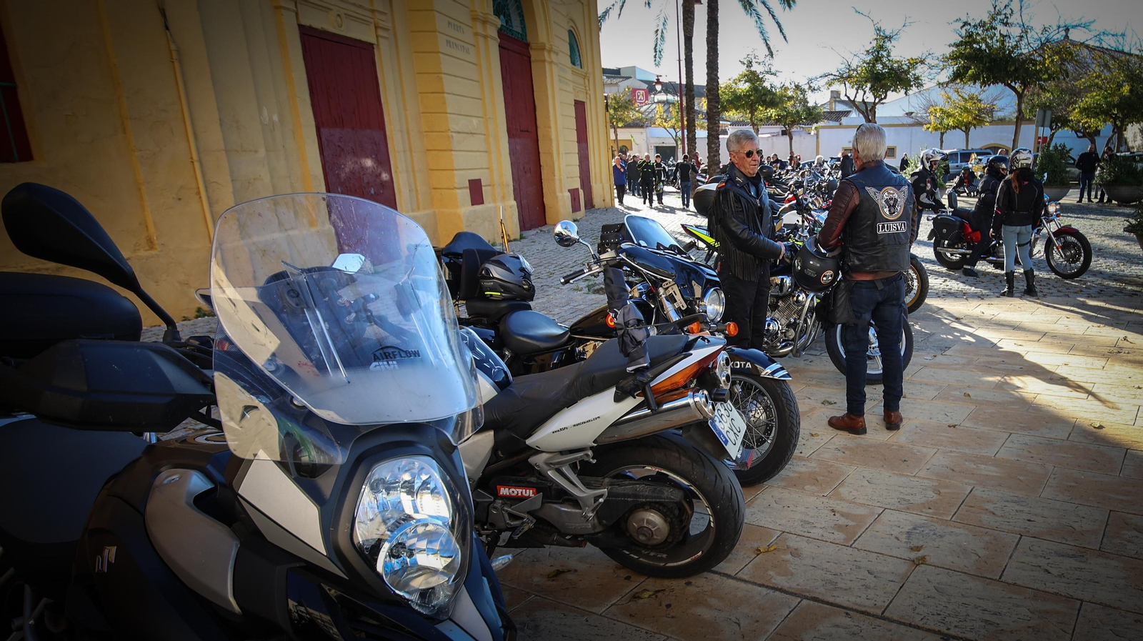 Búscate en la gran motorada solidaria celebrada en Jerez