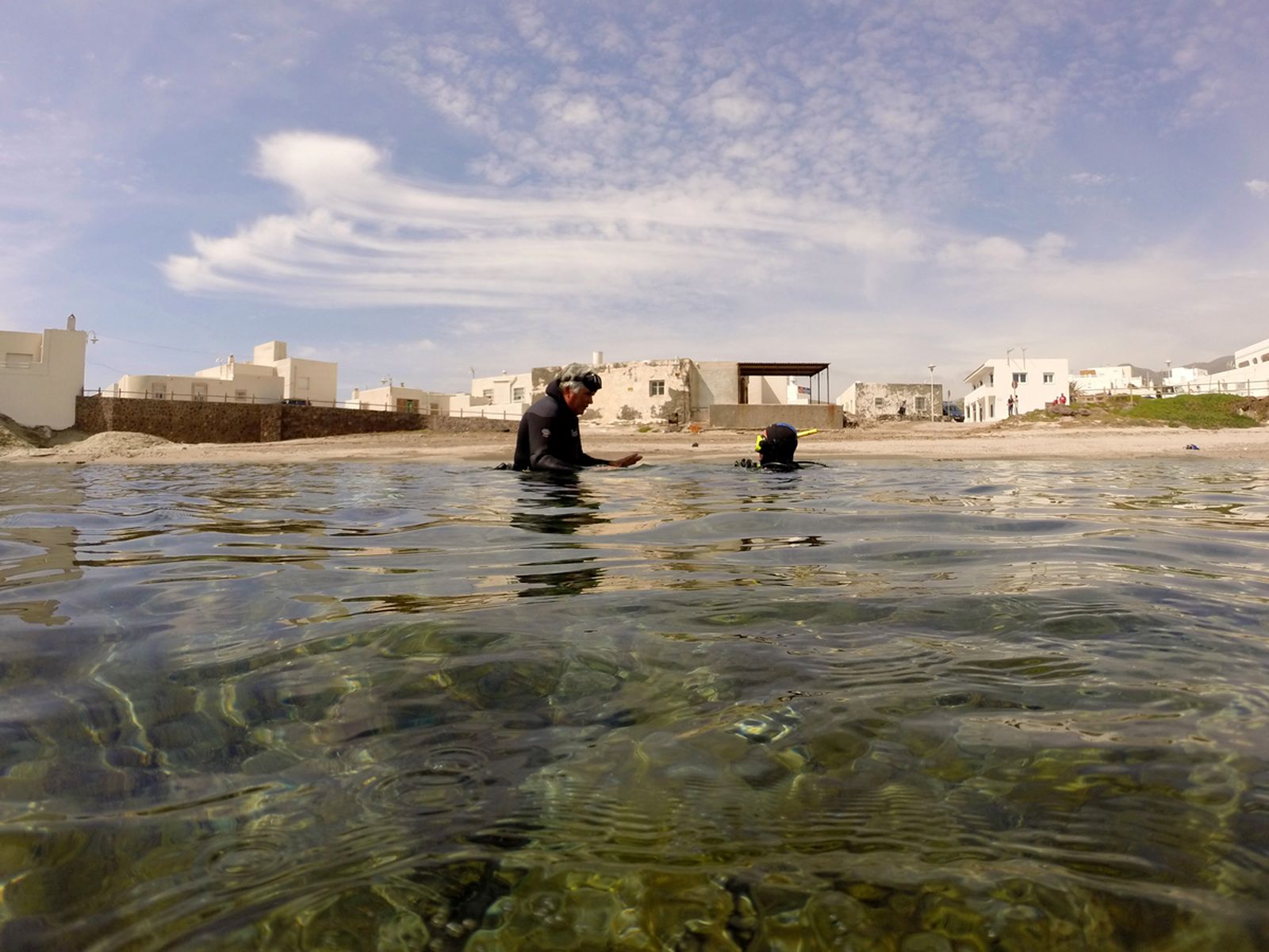 Fondos marinos en La Isleta y Los  Escullos