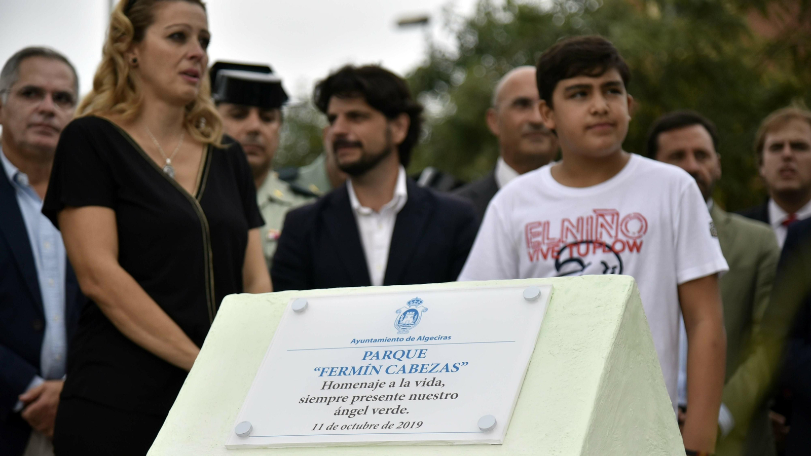 Inauguración del parque Fermín Cabezas