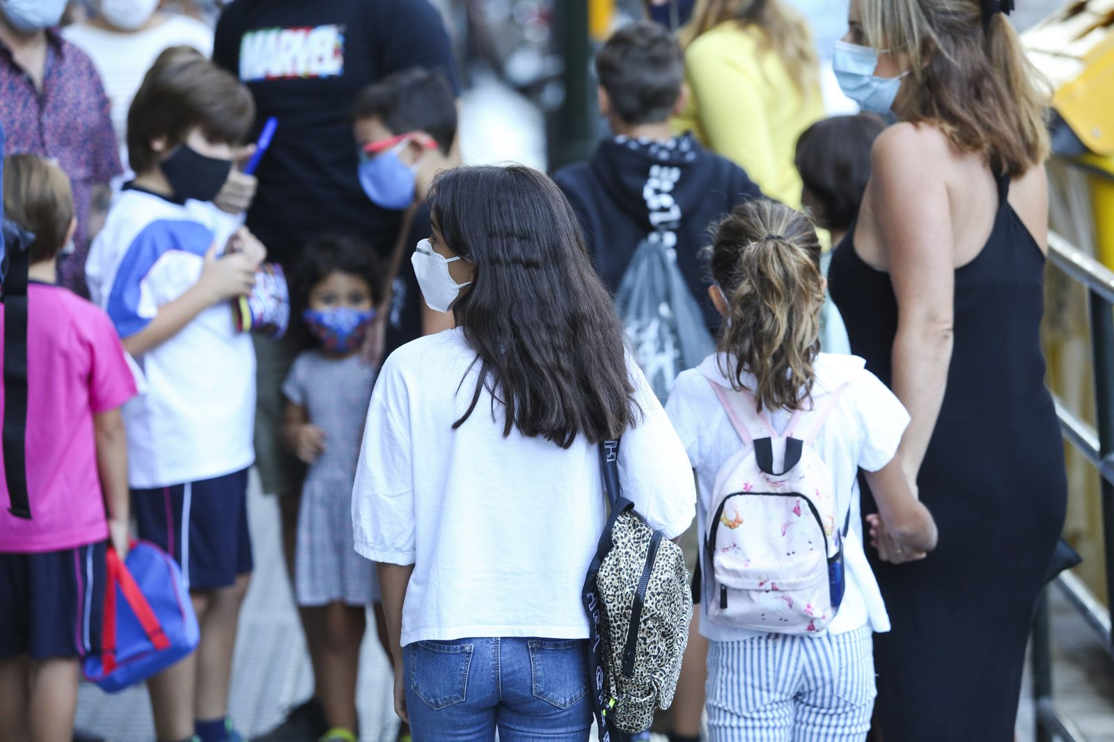 Vuelta al cole en Málaga: Fotos de un día de nervios y mascarillas