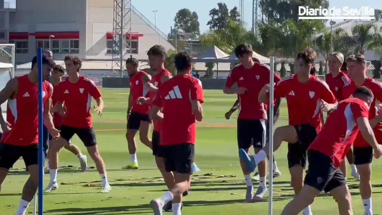 Entrenamiento del Sevilla FC 28 de agosto de 2025