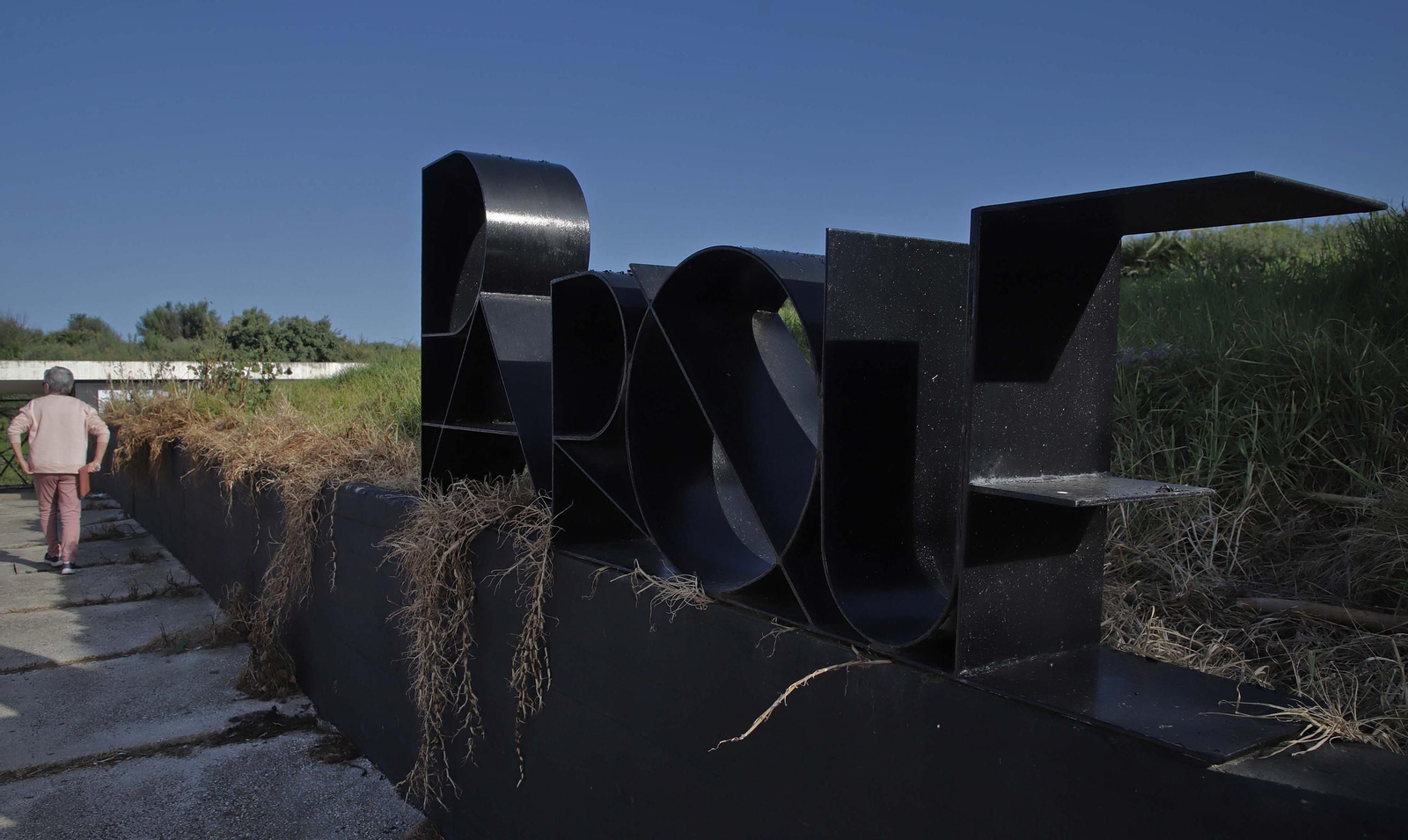 Fotos del estado de abandono del Parque del Centenario de Algeciras