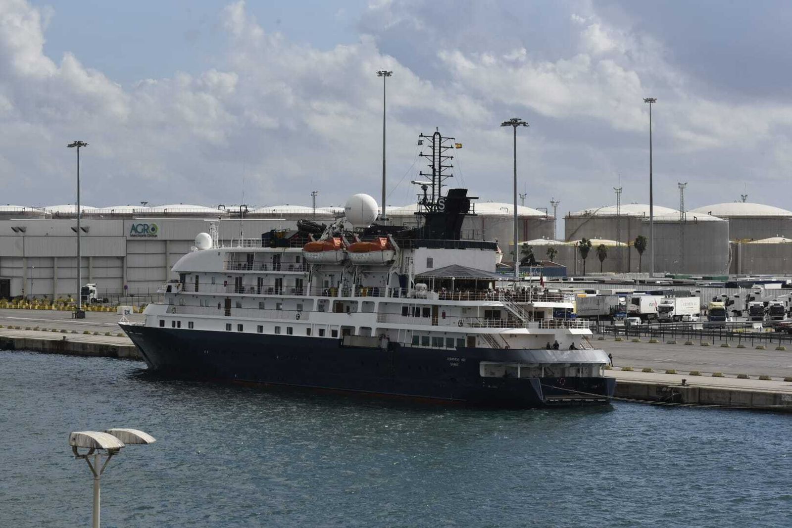 El crucero 'Hebridean Sky', este miércoles.
