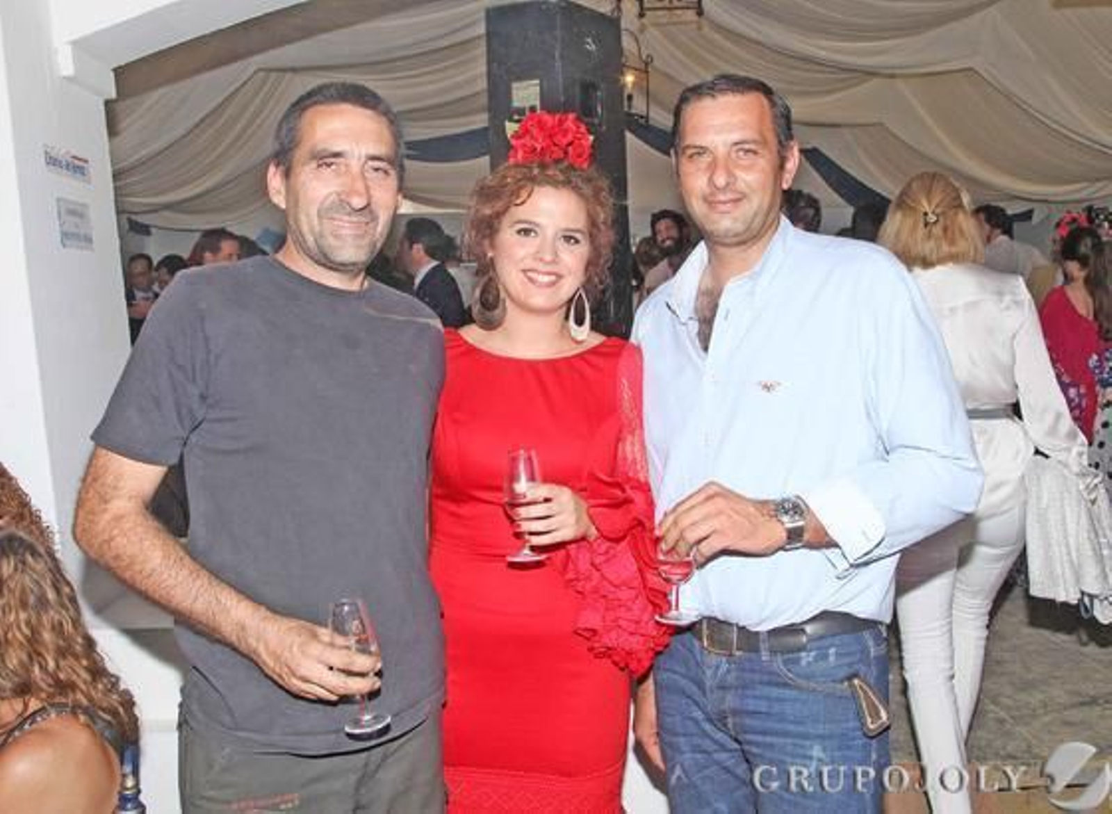 José Manuel Molina y José Manuel León, de Desguace Don Recambio Ocasión, con Marisa López.

Foto: Vanesa Lobo