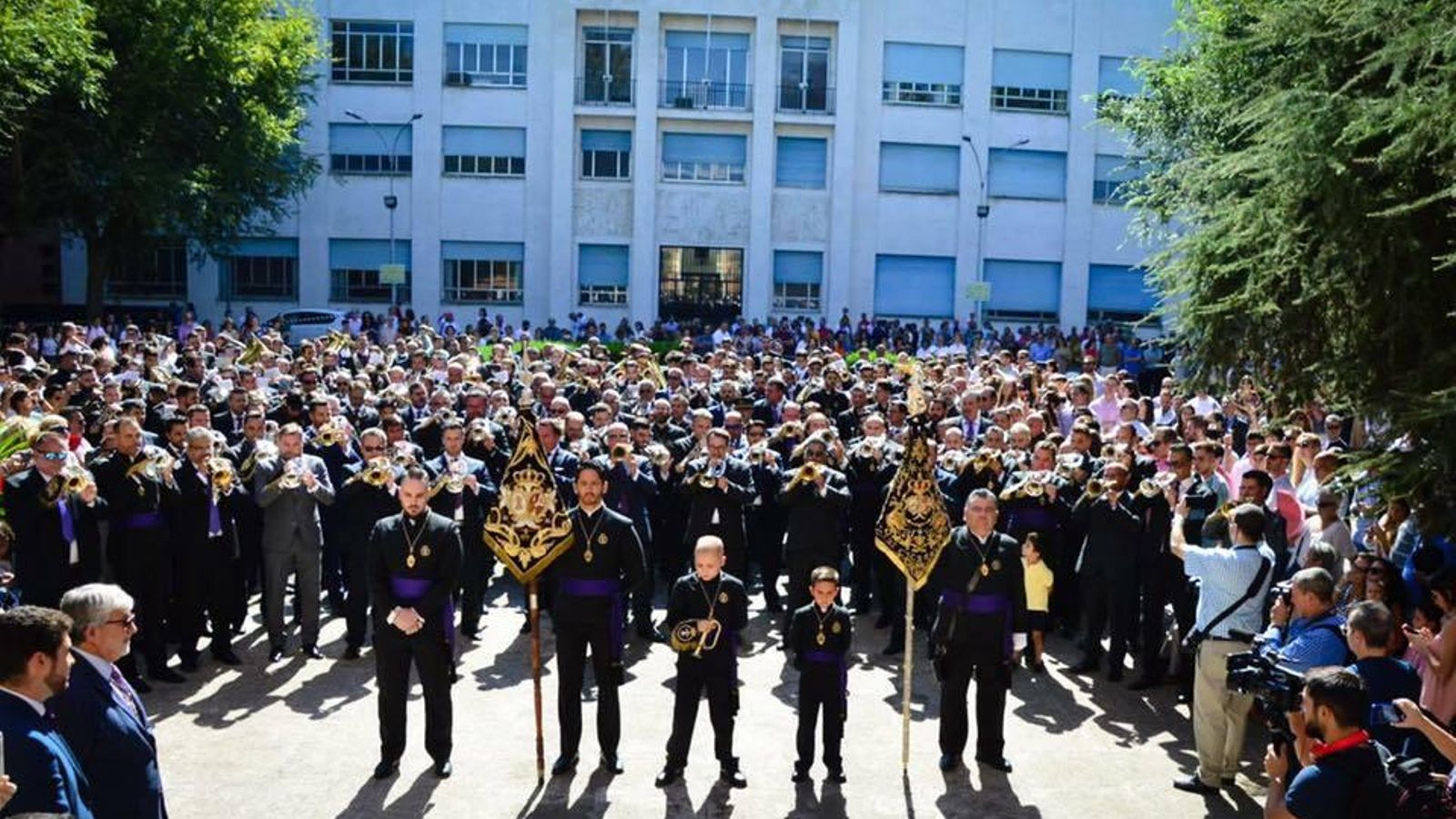 La banda de las Cigarreras durante el reciente concierto en la Fábrica de Tabacos