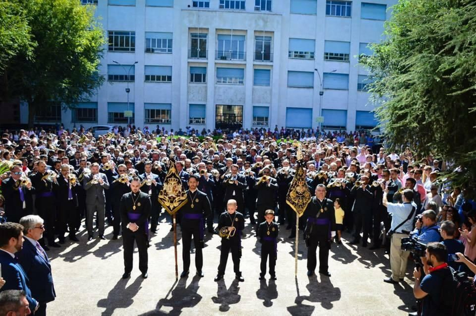 La banda de las Cigarreras durante el reciente concierto en la Fábrica de Tabacos