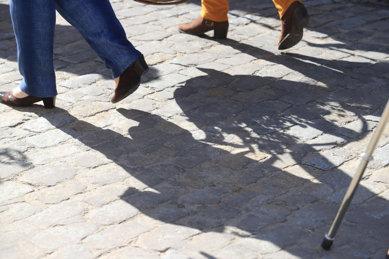 Imágenes de la llegada de la peregrinación de Emigrantes a Almonte acompañando a la Hermandad de San Juan del Puerto