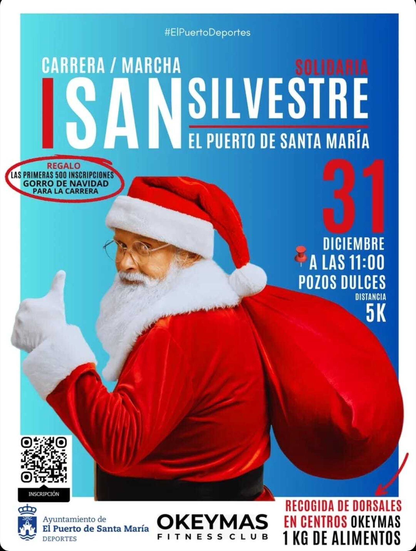 El cartel anunciador de la carrera.