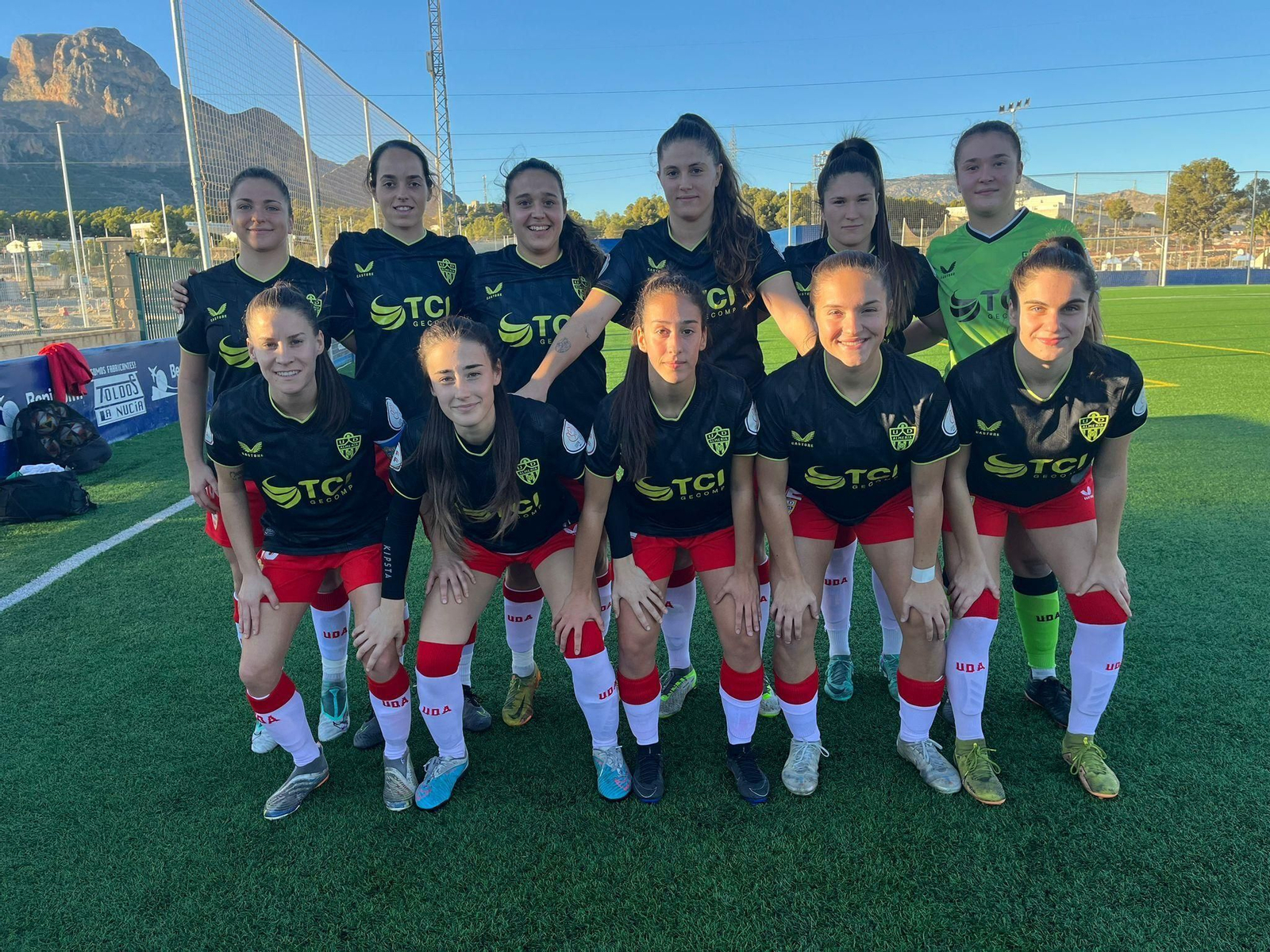 Once presentado por el conjunto almeriense en su partido disputado ante La Nucía.