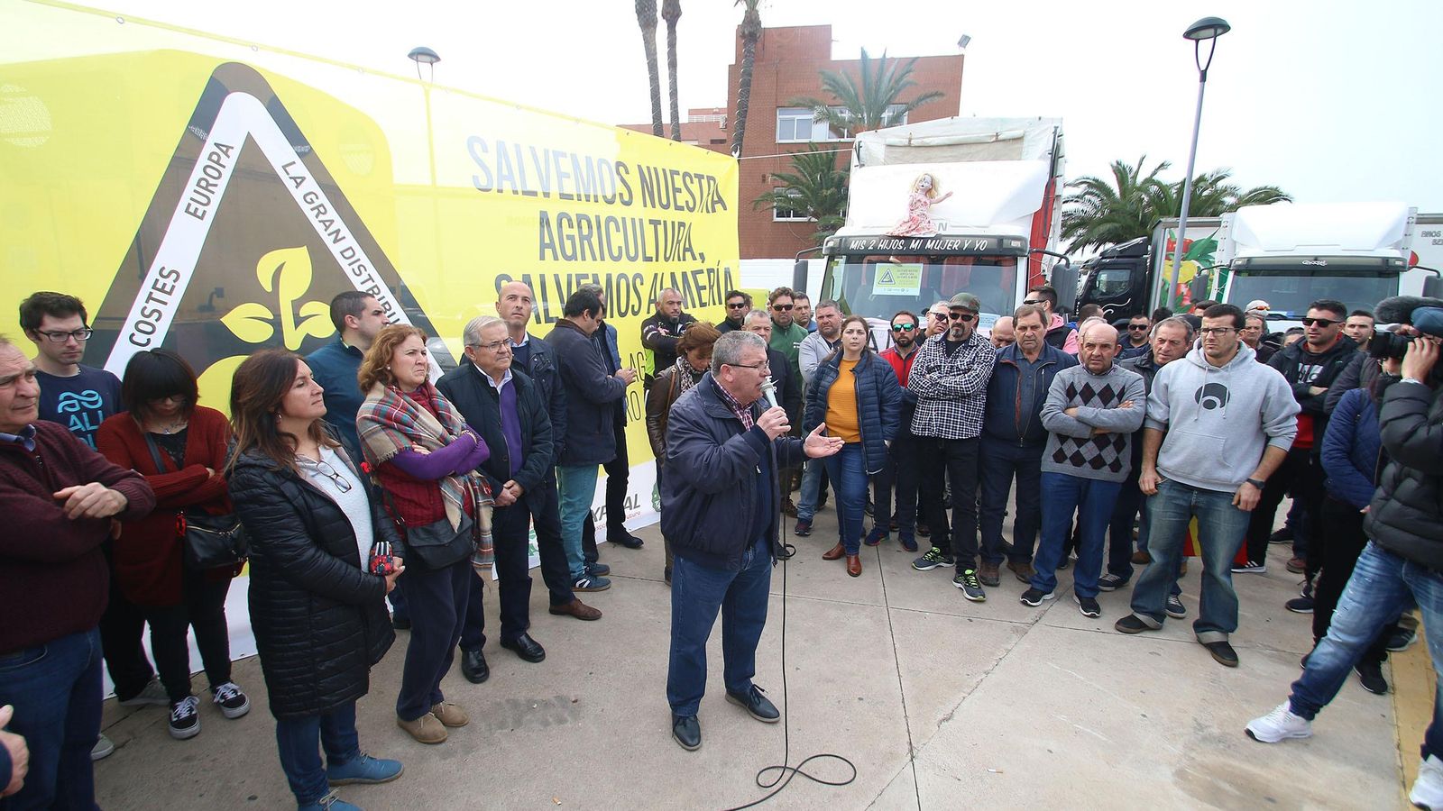 Protesta de los agricultores por los bajos precios que lastran al sector