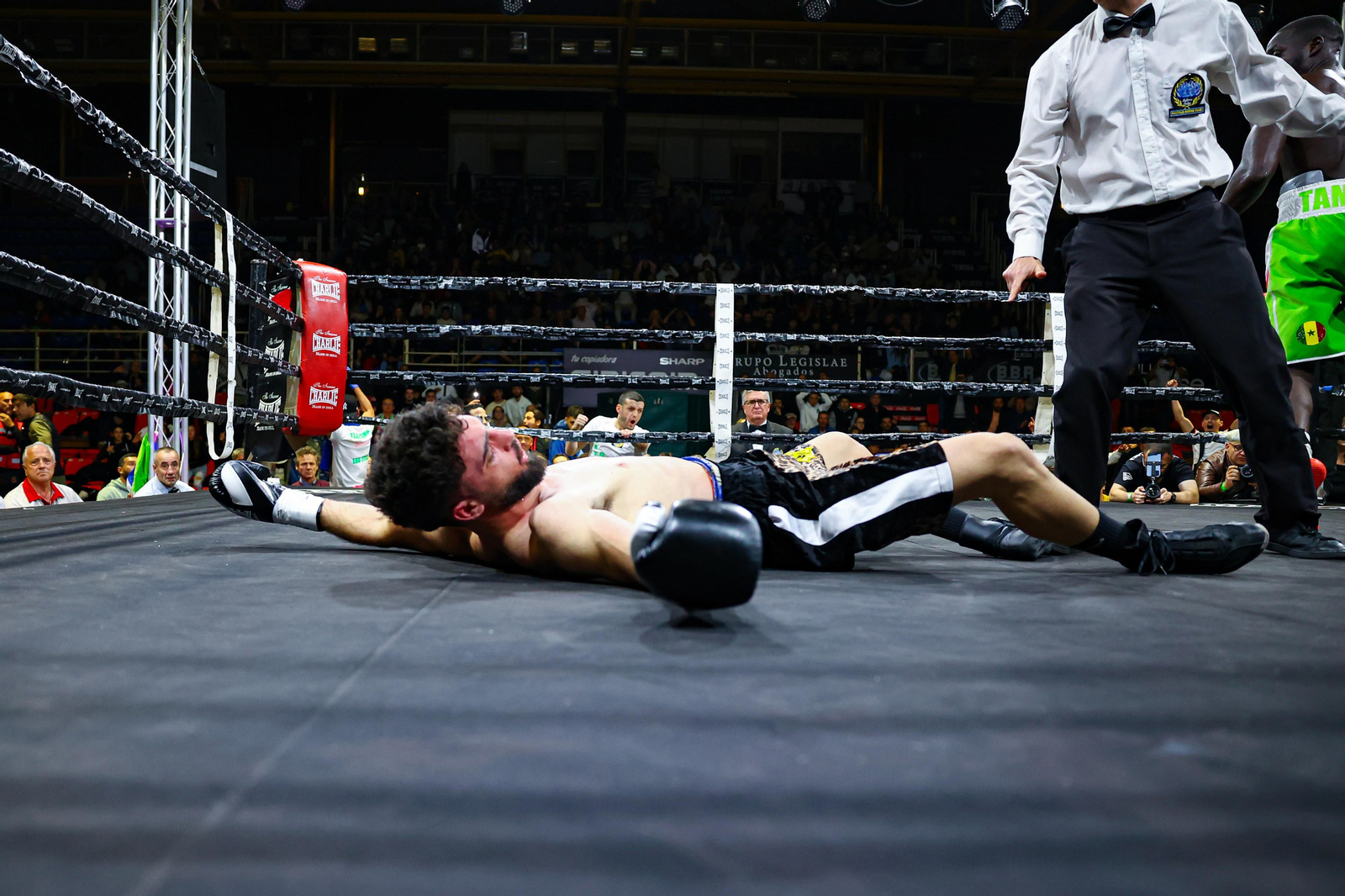 Las mejores fotos de la derrota de José Luis Navarro (El Cazador Jr) ante Gustave Tamba