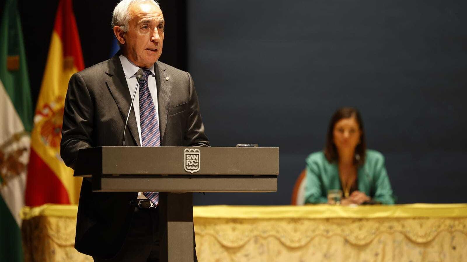 El presidente del COE, durante su intervención. El presidente del COE, durante su intervención.