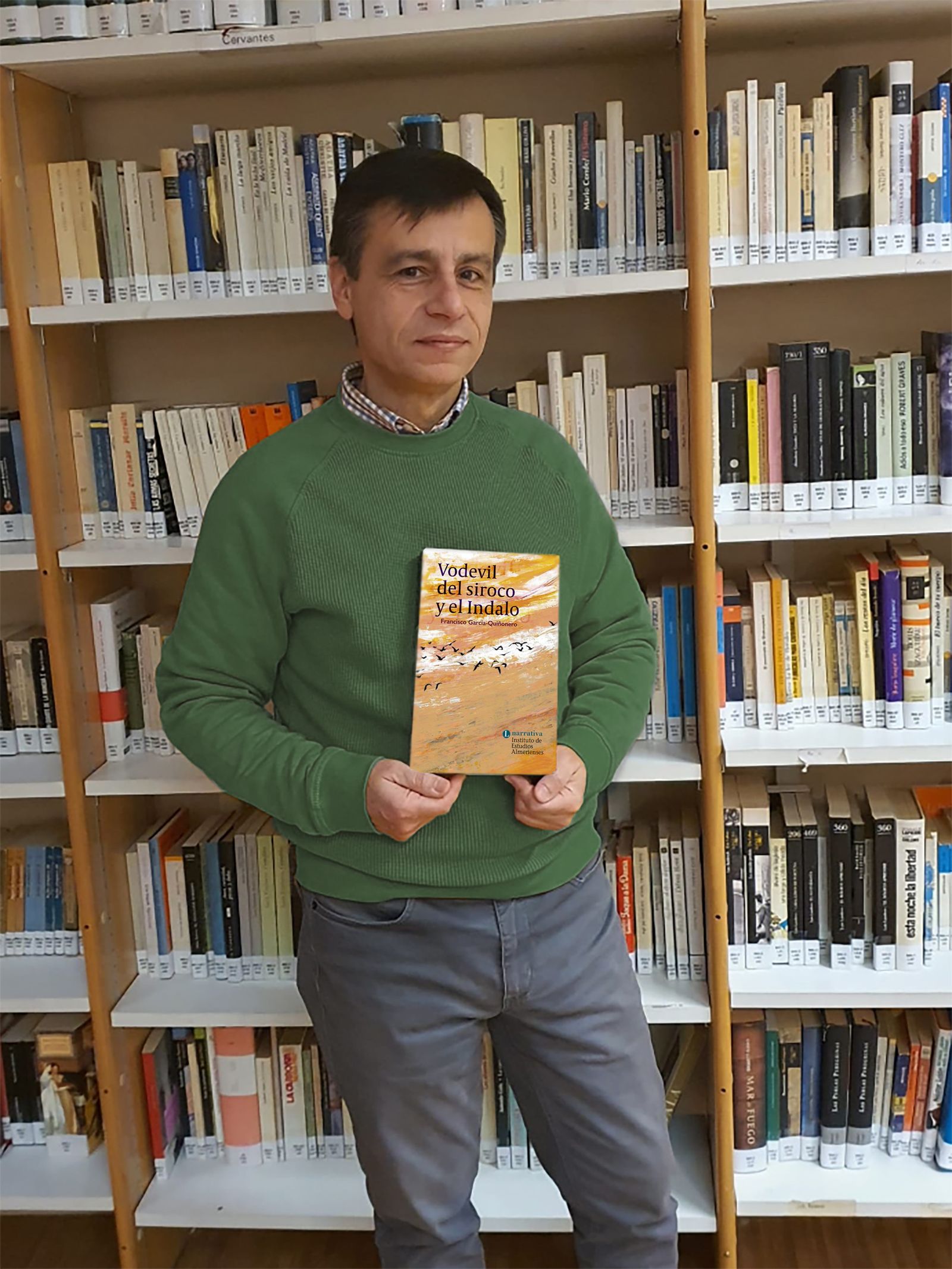 Francisco García-Quiñonero, autor de la novela ‘Vodevil del siroco y el Indalo’.