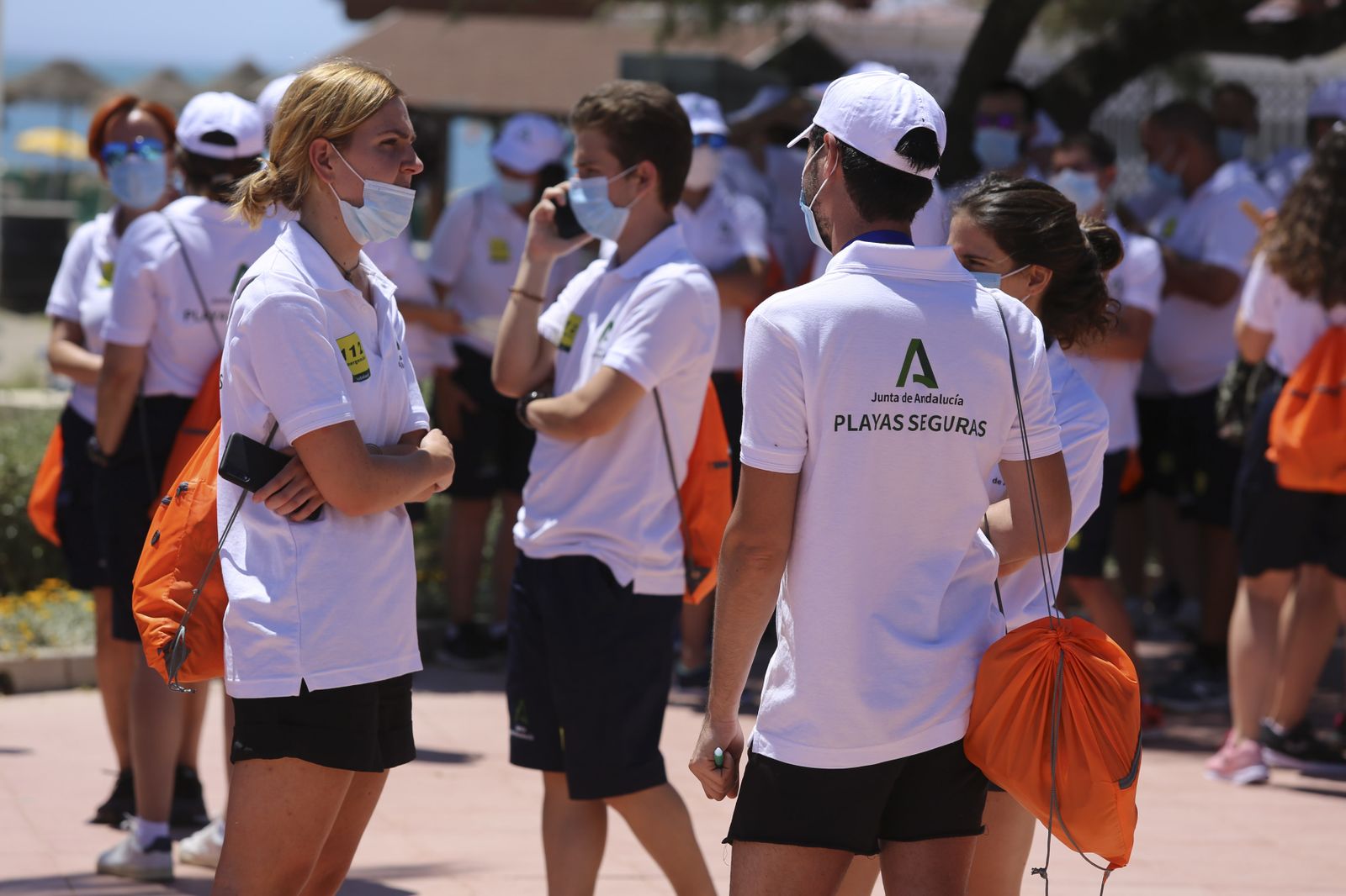 Fotos de los 90 vigilantes de la playa en Málaga capital