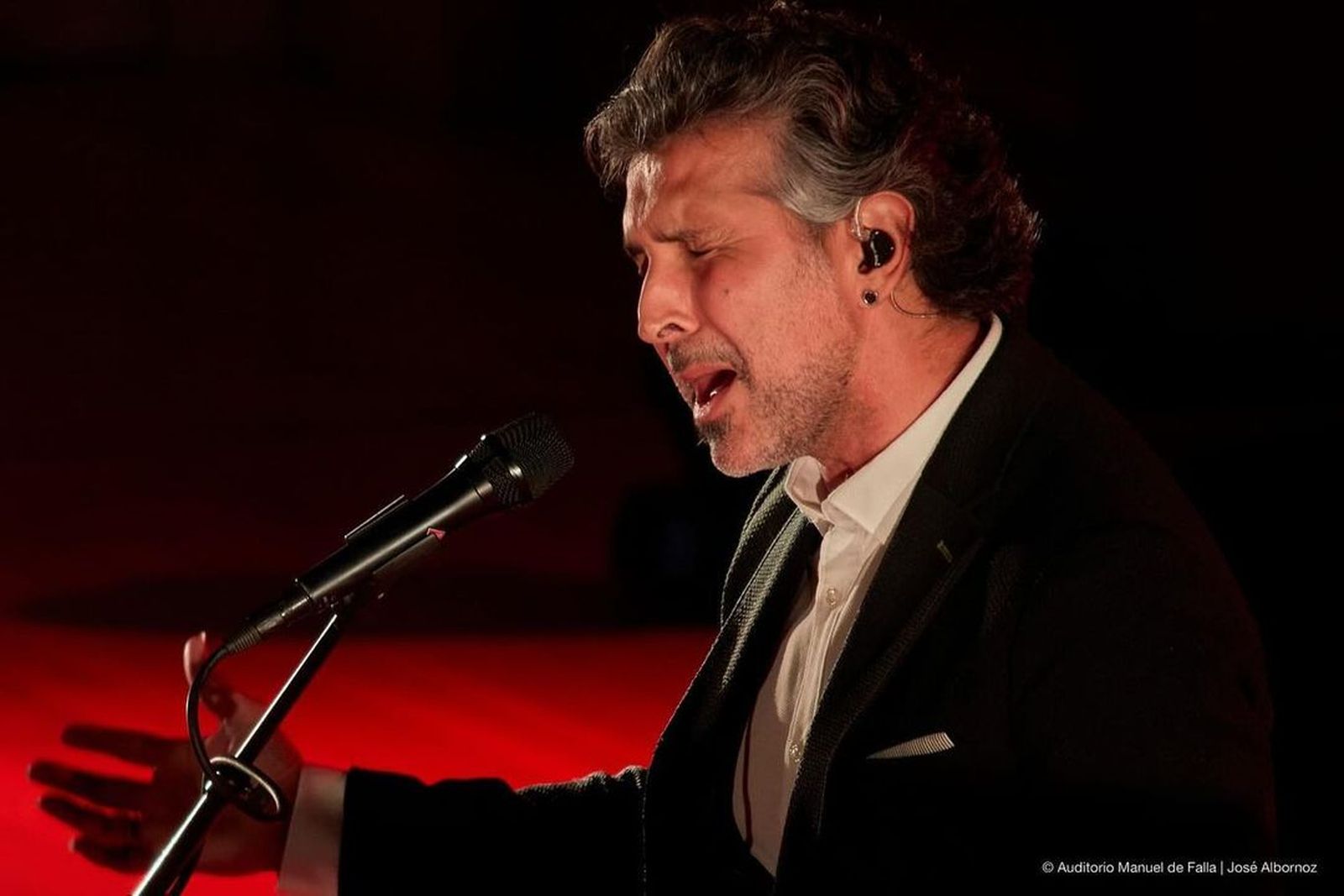 Arcángel en un concierto en Granada.