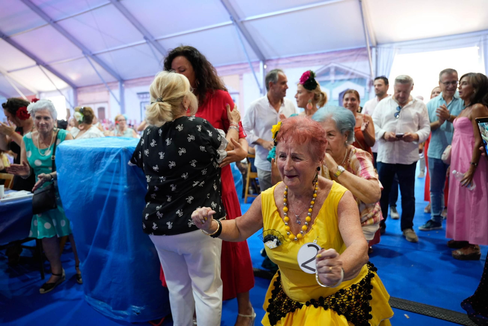Las fotos de la comida de homenaje a la mujer en la Feria de Almería