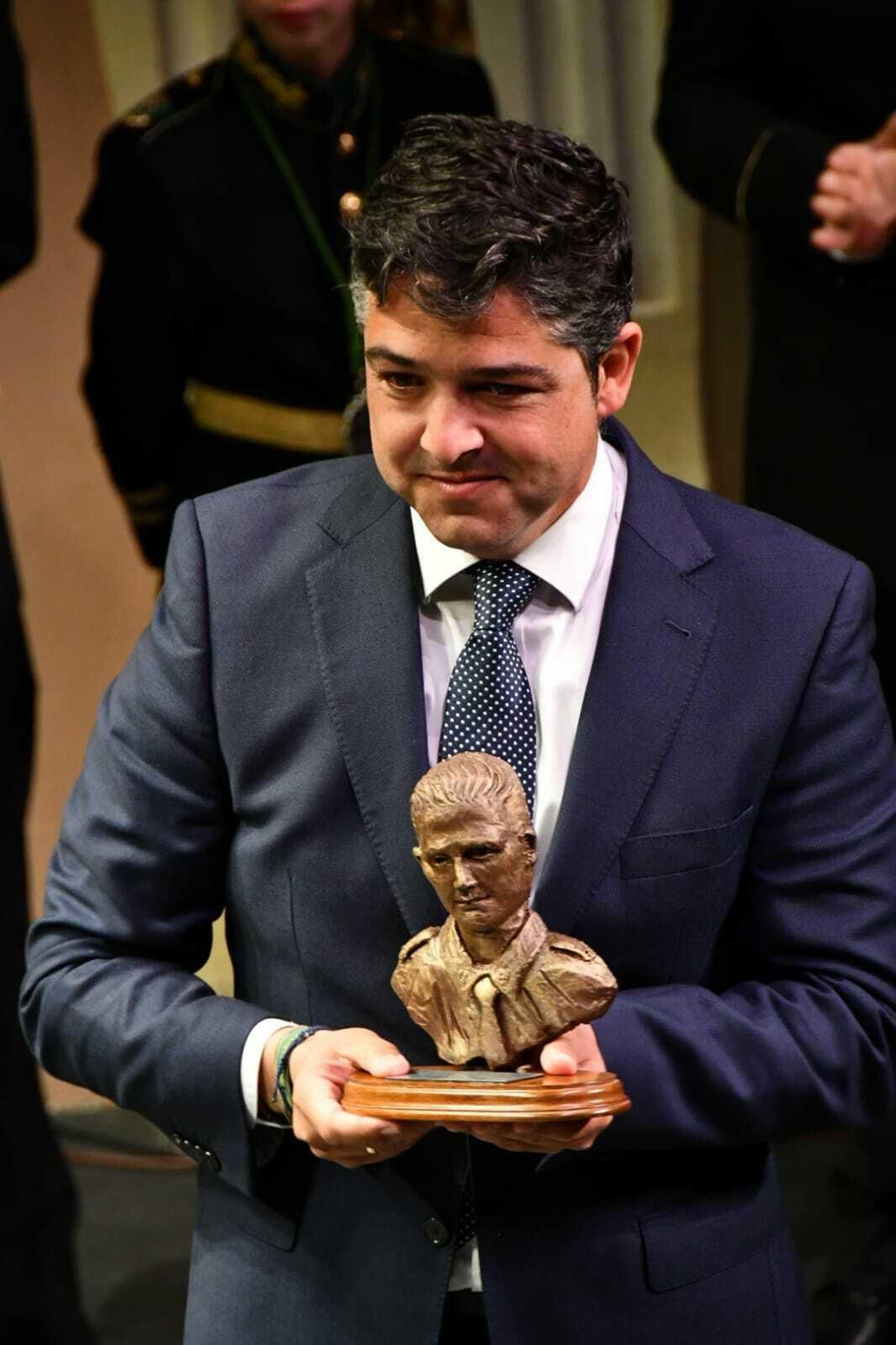 Tomás Estrada, en el acto del Gran Teatro.