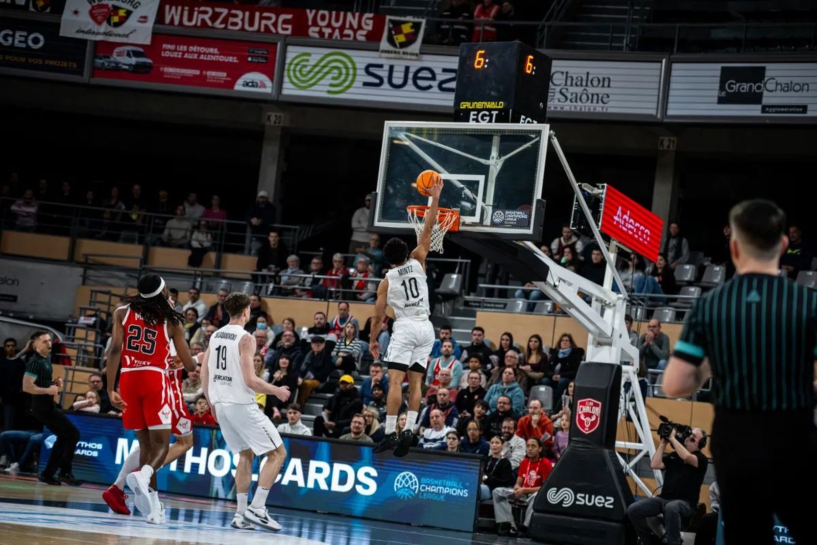 BCL: El Chalon vence al Wurzburg en el grupo del Unicaja