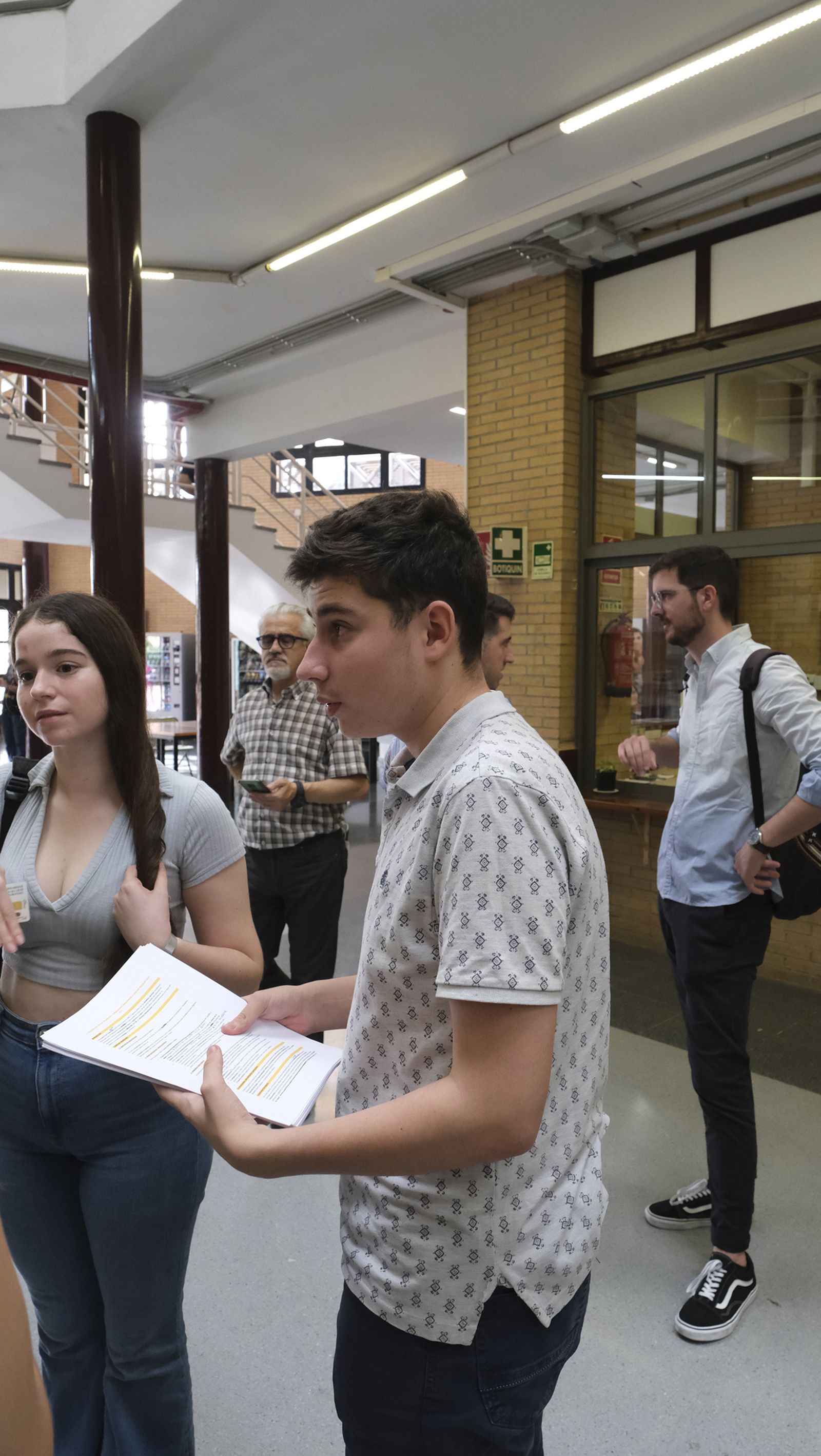 Imágenes de las pruebas de acceso de la PEvAU en la Universidad de Almería