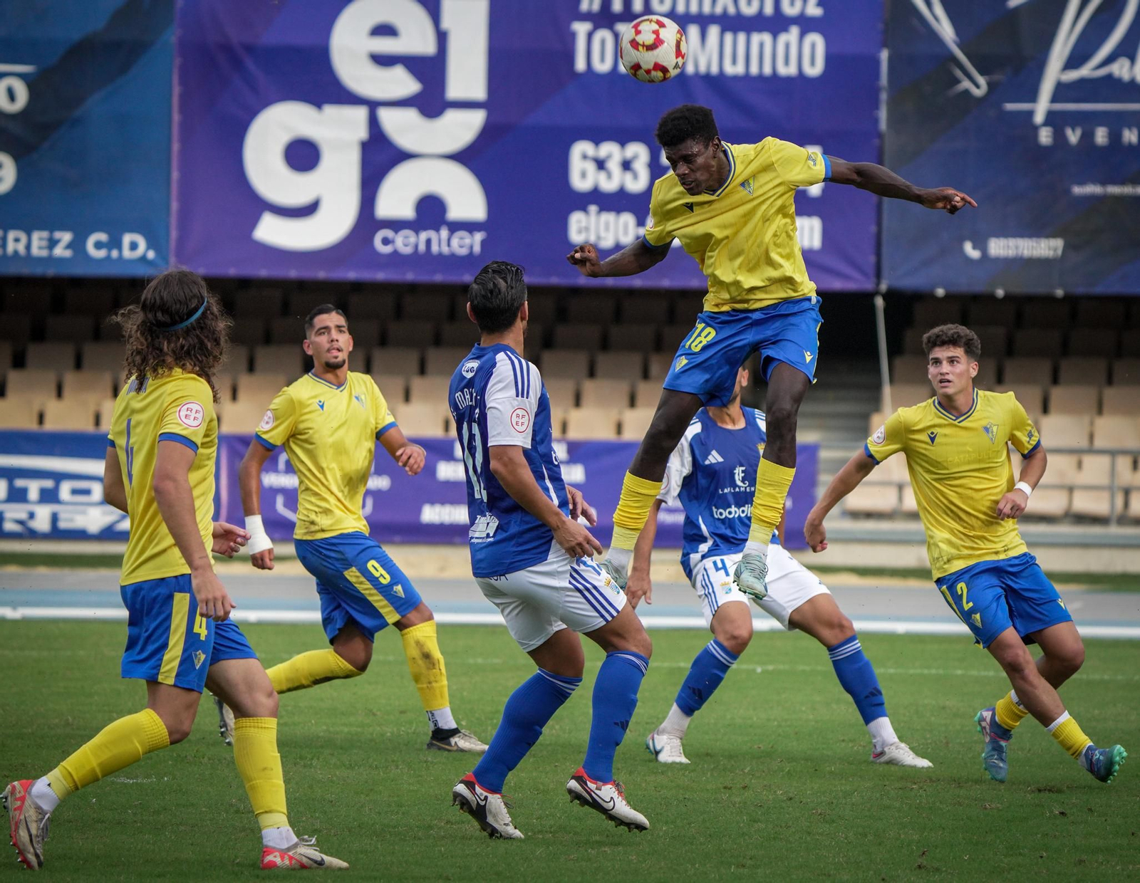 Imágenes del partido del Xerez CD - Cádiz Mirandilla