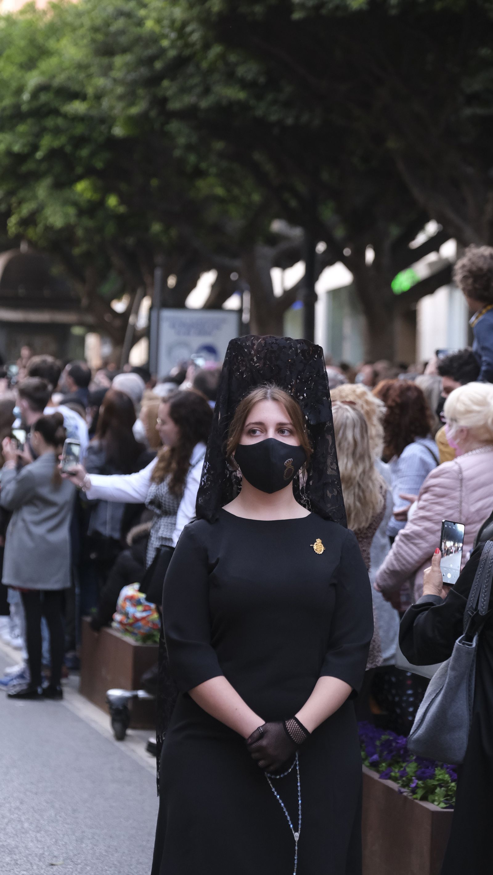 Procesión del Santo Entierro en Almería, en imágenes.
