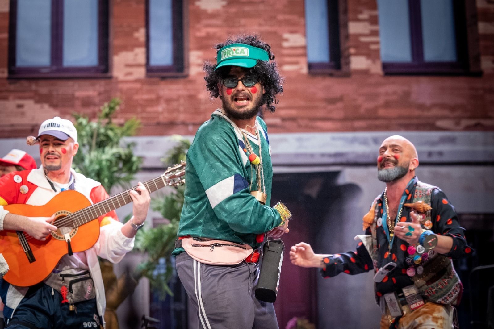 Un momento de la actuación de 'Los Plácidos Domingos'