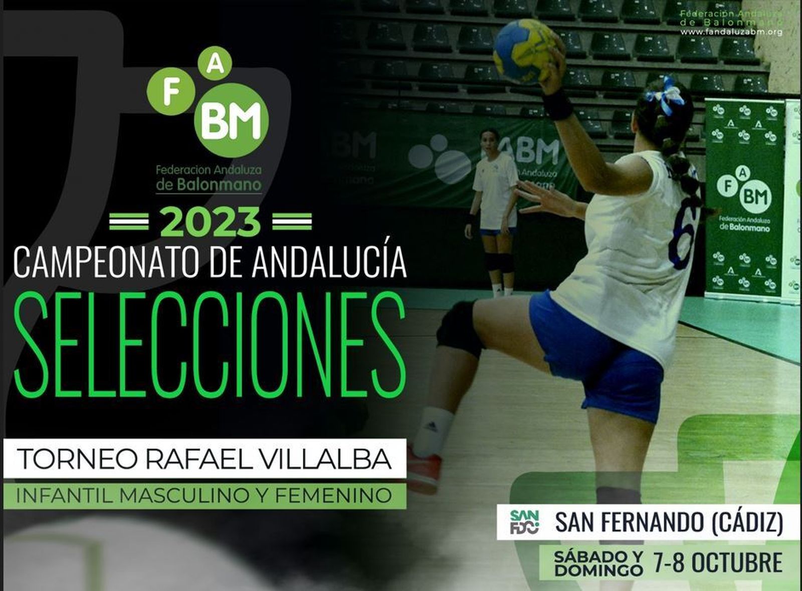 Cartel anunciador del Campeonato de Andalucía