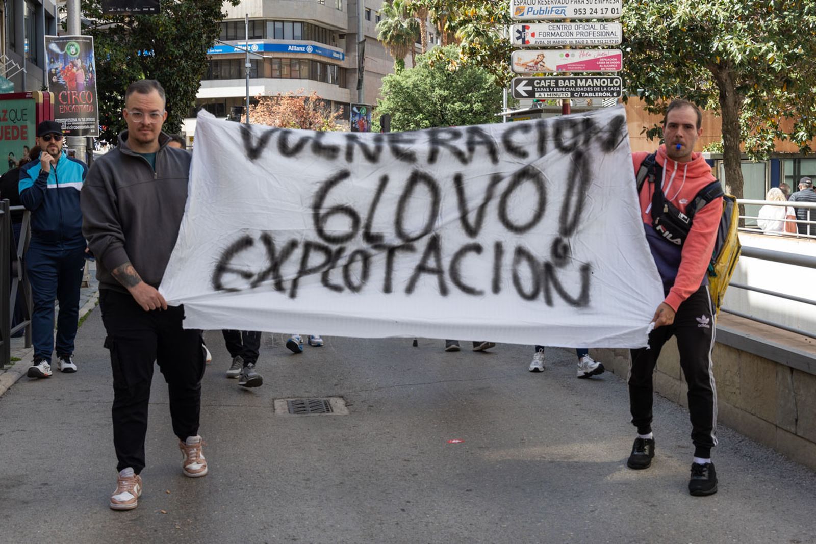 Manifestación convocada por el 1º de Mayo
