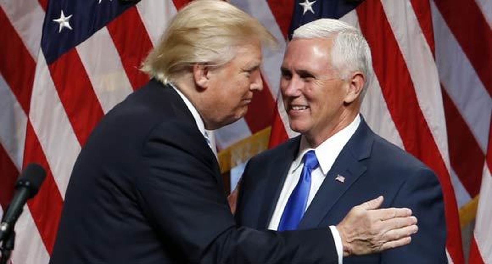 Trump y Pence se presentan como los candidatos "de la ley y el orden"