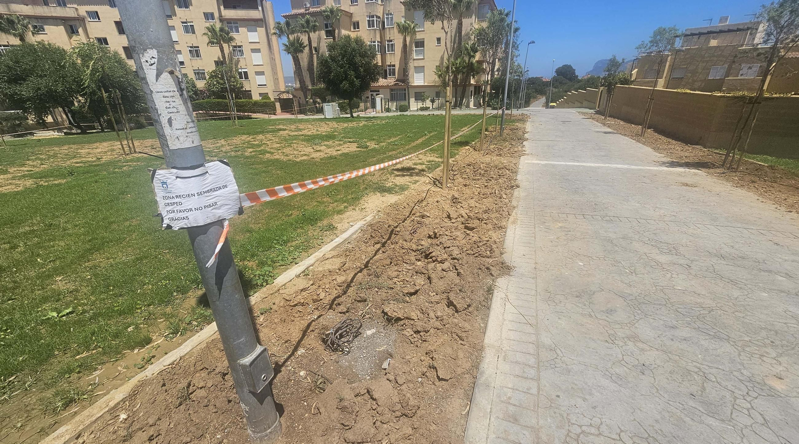 Fotos de los nuevos 12.000 metros cuadrados de zonas verdes de la Ermita, en Algeciras Fotos de los nuevos 12.000 metros cuadrados de zonas verdes de la Ermita, en Algeciras
