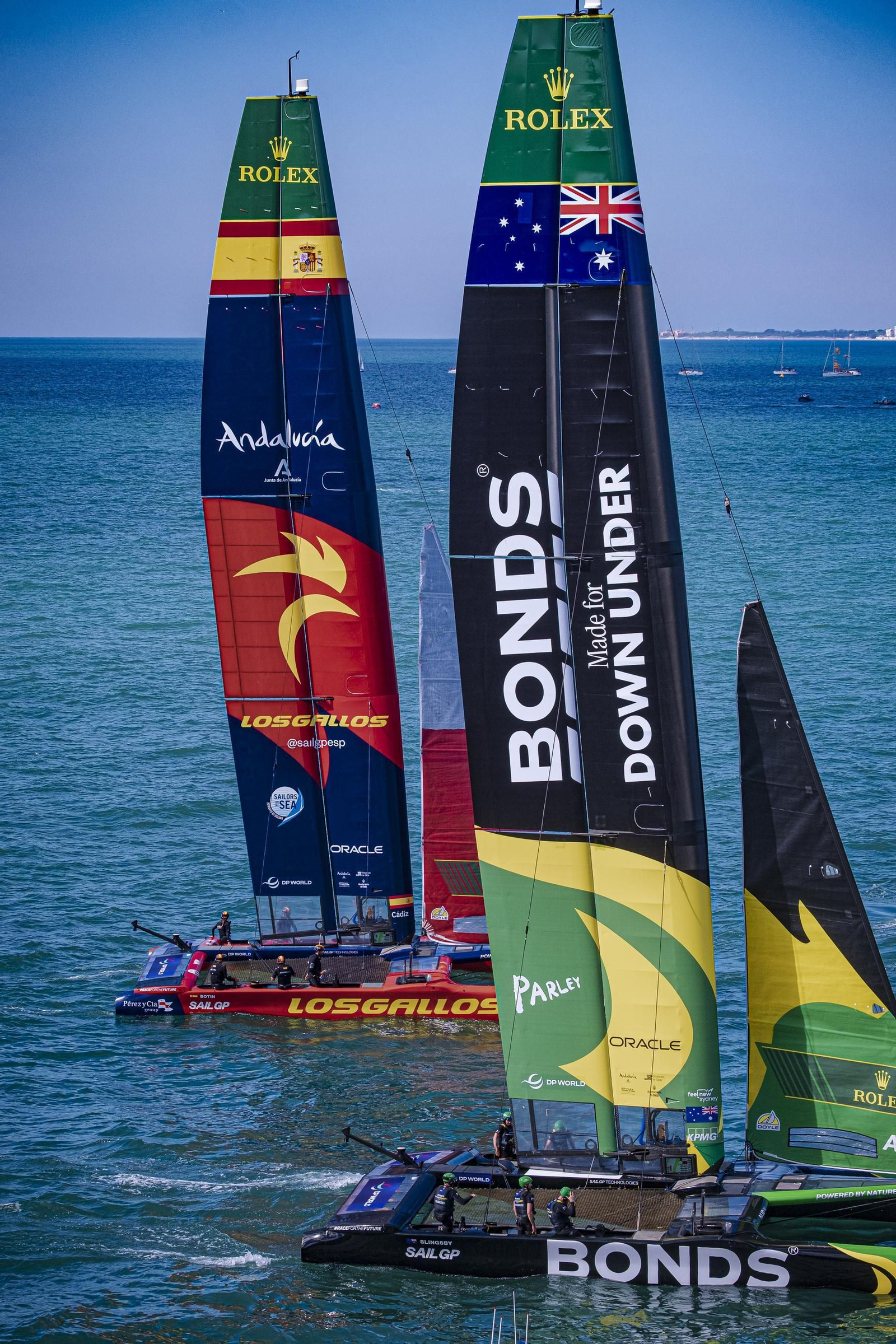 Las imágenes que dejó en Cádiz el domingo de Sail GP